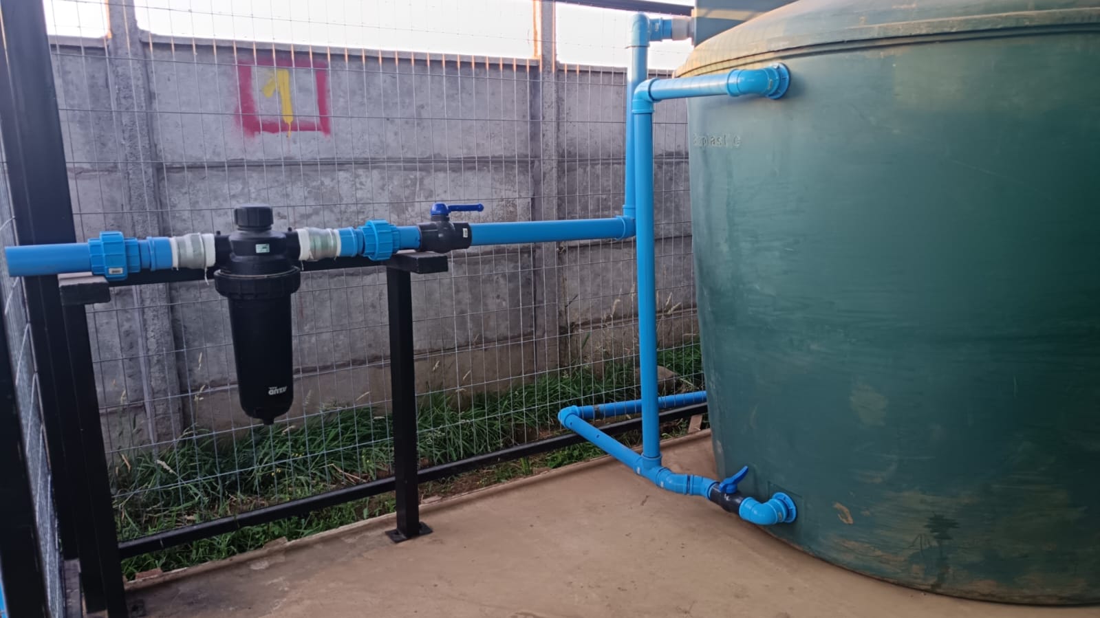 Interconexión de matrices hidráulicas y estanques de acumulación de 20.000L