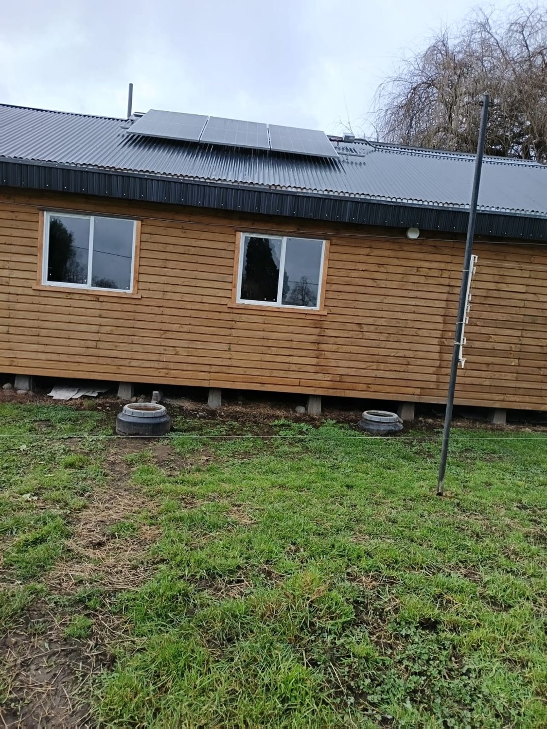 Paneles solares instalados en techumbre